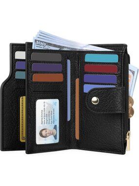 Small Wallet for Women RFID Blocking Credit Card Holder